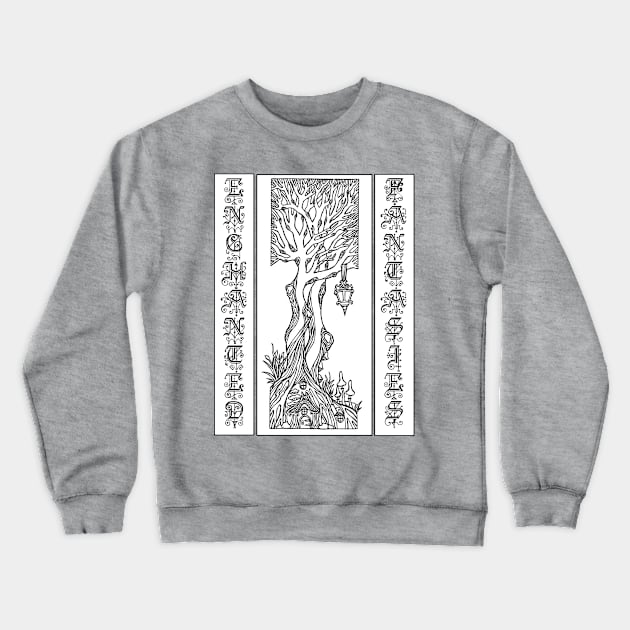 Enchanted Fantasies Crewneck Sweatshirt by OfficeInk